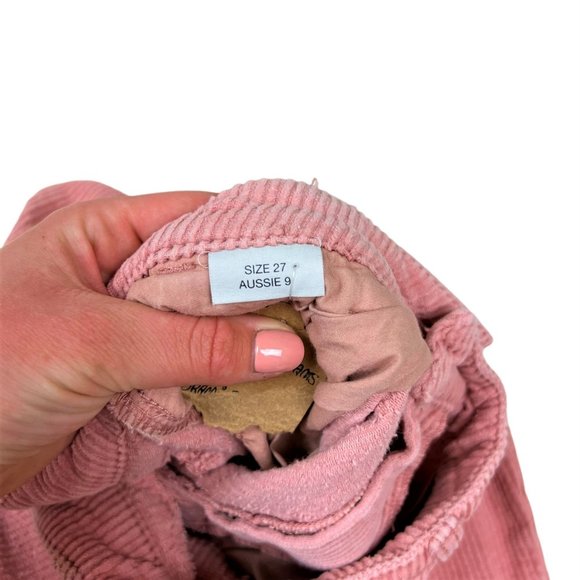 ROLLAS Straight Leg Corduroy Pants Pink (Size 27) - Picture 6 of 9